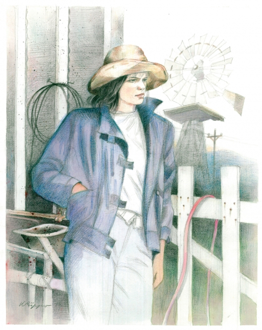 Illustration, Anna magazine, 1980s